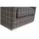Siena Gray Plinth Base Swivel Club Chair