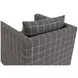 Siena Gray Plinth Base Swivel Club Chair