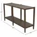 Sinclair Walnut Rectangular Console Table