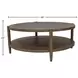 Sinclair Walnut Round Coffee Table