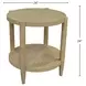 Sinclair Natural Round End Table