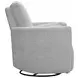 Trenton Vincent Fog Manual Swivel Glider Recliner with Pillows