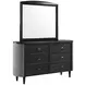 Skyline Onyx Rectangular Dresser Mirror