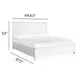 Windmill Harbour White Whisp and Sand Queen Panel Bed