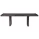 Evan Brown 96" Extendable Rectangular Dining Table