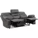 Rudger Gray 83" Manual Reclining Living Room Set