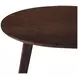 Tioga Brown and Cherry 47" Round Dining Table