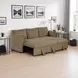 Denholme Brown Sleeper Sofa with Pull Out and USB Charging