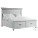 Brooks Gray King Storage Platform Bed