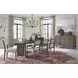 Kavanaugh Weathered Kona Brown Rectangular Trestle Dining Room Set