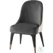 Steve Leung Gray And Brown Covet Upholstered Dining Chair