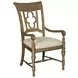 Homestead Pine Heather Upholstered Arm Chair Set of 2