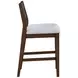 Canton White Wood Back Counter Height Chair Set of 2