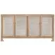 Sofia Cerused Oak 4 Door Cabinet
