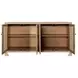 Sofia Cerused Oak 4 Door Cabinet