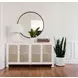 Sofia White Lacquer 4 Door Cabinet