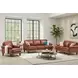 Soleil Brandy Leather Living Room Set
