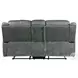 Tasso Sorrento Charcoal Reclining Console Loveseat