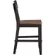 Bermuda Black 24" Short Back Counter Height Stool Set of 2