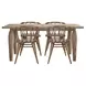 Spader Chestnut 5 Piece Dining Set