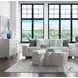 Signature Designs Dry Gesso White Asymmetrical Capitola Cocktail Table