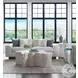 Signature Designs Dry Gesso White Asymmetrical Capitola Cocktail Table