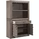 Spring Haven Gray and Brown 4 Shelves Pier