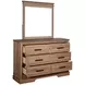 Coventry Hall Pecan Rectangle Dresser Mirror