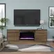Stardust Bourbon 73" TV Stand with Fireplace