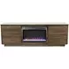 Stardust Bourbon 73" TV Stand with Fireplace