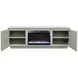 Stardust Sandstone 73" TV Stand with Fireplace