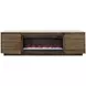 Stardust Bourbon 89" TV Stand with Fireplace
