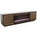 Stardust Bourbon 89" TV Stand with Fireplace