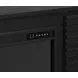 Stardust Black 89" TV Stand with Fireplace