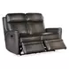 Hamilton Grey Leather 56" Power Reclining Loveseat with Power Headrest