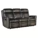 Hamilton Grey Leather 79" Power Reclining Sofa with Power Headrest
