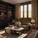 Montgomery Rich Brown Sedona Chateau Leather 83" Sofa