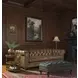 Chester Tianran Nature Leather Tufted Stationary 95" Sofa
