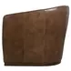 Fairfax Dark Brown Upholstered Swivel Chair