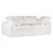 Barefoot White 90" Loveseat