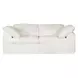 Barefoot White 90" Loveseat