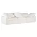 Barefoot White 125" Sofa