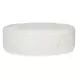 Barefoot White Ottoman