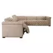 Savion Grandier Giovanni Taupe Leather 5 Piece Power Reclining Sectional With Power Headrest