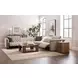 Savion Grandier Giovanni Taupe Leather 5 Piece Power Reclining Sectional With Power Headrest