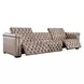 Savion Grandier Giovanni Taupe Leather 124" Power Reclining Sofa With Power Headrest