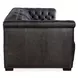 Savion Grandier Bellagio Gravel Leather 124" Power Reclining Sofa With Power Headrest