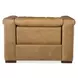 Savion Grandier Saddlebag Coin Leather Power Recliner With Power Headrest