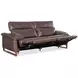 Jericho Dark Brown 89" Power Reclining Sofa with USB Charging