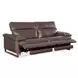 Jericho Dark Brown 89" Power Reclining Sofa with USB Charging